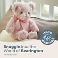 thumbnail image 4 of Bearington Pink Teddy Bear - 12" Fluffy and Cuddly First Teddy Bear for Baby with Premium Plush and Soft Fur - Adorable Stuffed Animals for Baby Girls Gift for Babies, Toddlers and Kids, 4 of 8