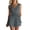 Gray, variant on Women’s Casual Summer Romper Sleeveless Wrap V-Neck Belted Short Jumpsuits with Pockets Dressy Summer Wide Leg Beach Vacation One Piece Outfit