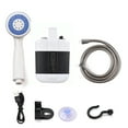 Portable Camping Shower Outdoor USB Rechargeable Electric Shower Pump ...