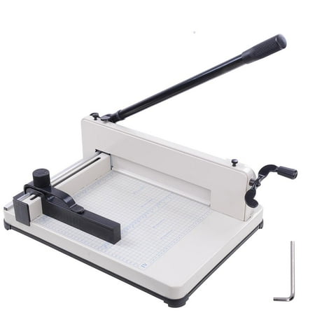 400 Stack - Yescom 400 Sheet Capacity Industrial Guillotine Paper Trimmer Cutter Stack Heavy Duty Steel Base