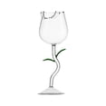 thumbnail image 1 of Antqov Rose Red Wine Cup High End Glass Wine Cup Tall Cup, Home Accessories, 1 of 2