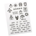 thumbnail image 5 of EHJRE Decorative Silicone Clear Rubber Stamps DIY Scrapbook Card Paper Card Crafts 11x16cm, 5 of 9