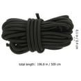 thumbnail image 2 of COMPUKAS Boat Rope Elastic Rope Hook Black Securing Items 1 Set, 2 of 6