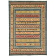 thumbnail image 1 of Unique Loom Fars Collection Tribal Modern Casual Area Rug, 8 x 11 Feet, Blue/Red, 1 of 5