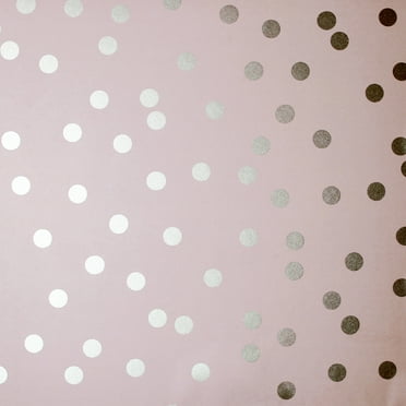 Dotty Blush & Rose Gold Wallpaper
