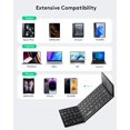 thumbnail image 2 of Teclado Bluetooth Samsers plegable con panel táctil Android iOS, 2 of 9