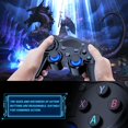 thumbnail image 4 of PC Controller Wireless for PS3 /Windows 10 8 7/Android, PC Game Controllers for Steam, Wireless Controller PC Game Controller for PC, PC Gaming Controller, PC Gamepad, Game, 4 of 7