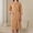 Khaki, variant on Lightweight Couples Robes For Women And Men Soft Absorbent Weave Bathrobe With Three Quarter Sleeve For Everyday Wear