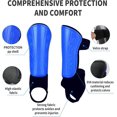 thumbnail image 2 of Espinilleras de fútbol, ​​equipo de fútbol protector antideslizante y deslizante para jóvenes y adultos, equipo de protección acolchado para espinillas con soporte para tobillo y St ajustable, 2 of 5