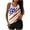 #2-Red, variant on WXLWZYWL Swimwear Beachwear Women Plus Size Print Strappy Back Tankini Set Two Piece Swimdress Panty Bathing Suit