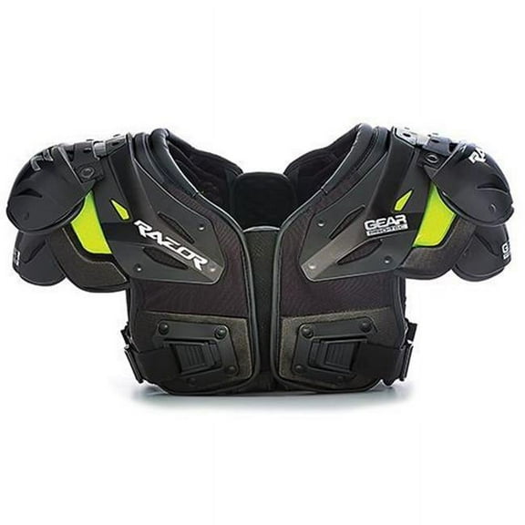 Gear Pro-Tec 1388369 Razor Football Shoulder Pads, Skill - Medium