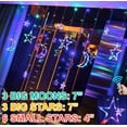 thumbnail image 2 of Ramadan Decor 138 LED Curtain Light Moon Star Birthday Office Restaurant decor LED Curtain Style Fairy Lights with USB Battery and Remote Control 12 Legs of Moon/Star (LED) ~6ft wide, 2 of 8