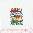 thumbnail image 4 of Inktastic Colorful Sardines Art Girls Toddler Dress, 4 of 5