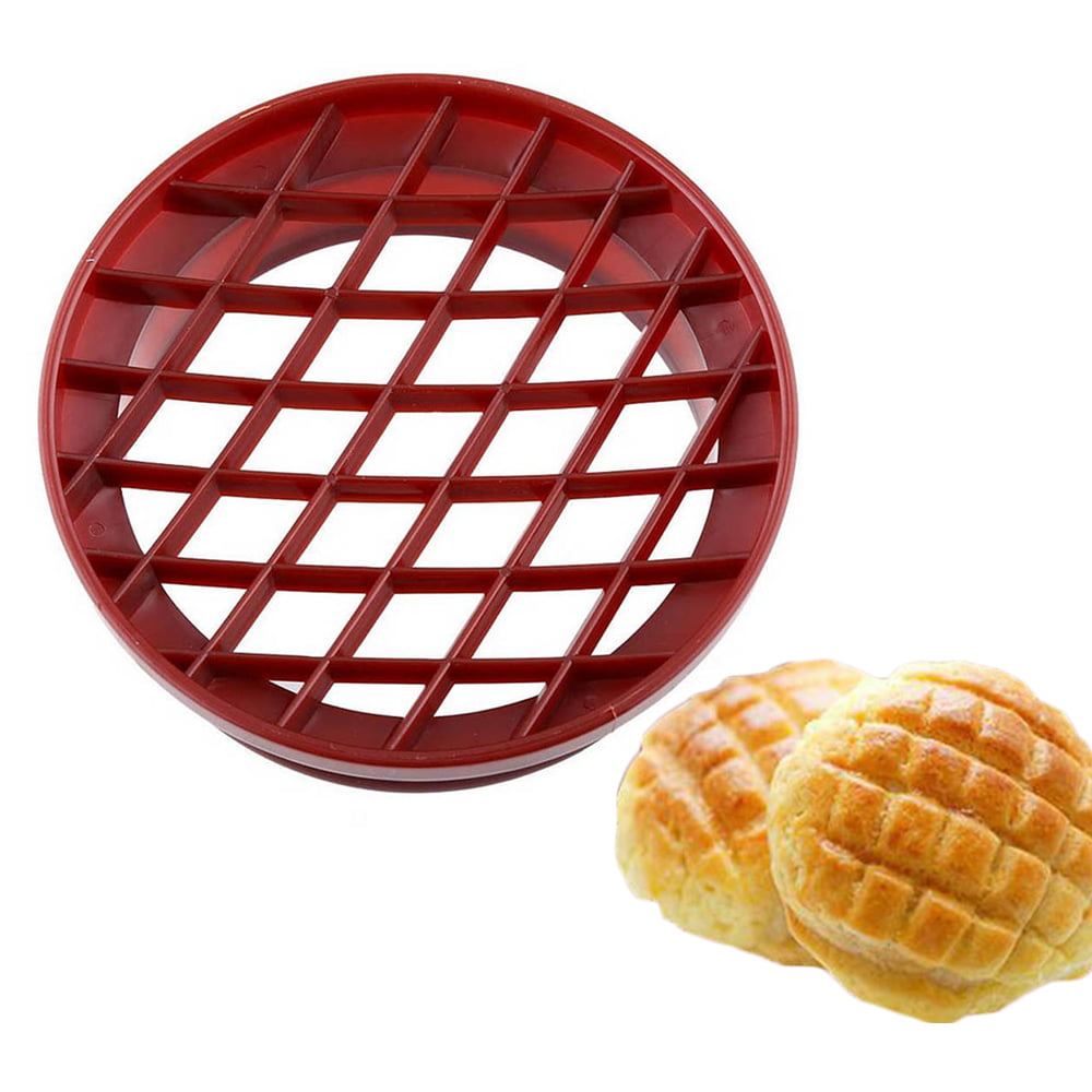Pineapple Bun Cutter Plastic Bread Mold Biscuit Stamp Mould Pastry Baking Tool . 