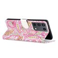 thumbnail image 6 of Allytech Galaxy S21 Ultra Case, Embossed Colorful Pattern Folio Flip PU Leather Stand Impact Resistant Drop Protection Shockproof Cards Slots Wallet Case Cover for Samsung Galaxy S21 Ultra, Pattern, 6 of 7