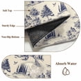 thumbnail image 6 of Farmhouse Country Round Area Rug 7Ft Washable Circle Rugs for Dorm Laundry Room, Vintage Trees Rustic French Garden Birds Non-Slip Carpet Floor Mats Indoor Outdoor Carpet Runner Aesthetic Home Decor, 6 of 8
