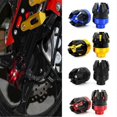thumbnail image 1 of 2Pcs Motorcycle Front Rear Fork Wheel Crash Protector Anti-Falling Frame Slider Protector Modification Accessories Motocross, 1 of 5