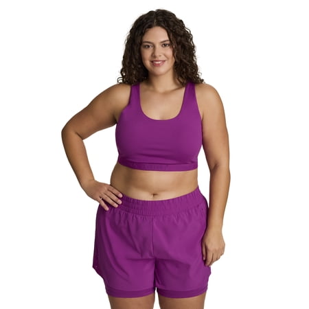 Reebok Women's Endurance Bra with Medium Impact and Removable Cups ,Sizes XS-4X