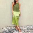 thumbnail image 2 of Women Strapless Casual Loose Ruched Long Maxi Dress, 2 of 8