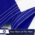 thumbnail image 2 of G128 2 Pack: Israel Flags 3x5 Ft | LiteWeave 100D Polyester | Vibrant Colors, Brass Grommets Outdoor, 2 of 5