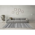 thumbnail image 3 of Ahgly Company Indoor Rectangle Abstract Gray Modern Area Rugs, 5' x 7', 3 of 4