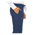 thumbnail image 4 of MED COUTURE Women Signature Drawstring Pant, Color: New Navy/Spearmint, Size: S (8705-NNSP-S), 4 of 5