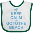 thumbnail image 3 of Inktastic Keep Calm Go to the Beach Boys or Girls Baby Bib, 3 of 4