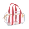thumbnail image 2 of Bolsa de aseo transparente Hugo Gran capacidad con cierre de cremallera Bolsa de hombro 20cmx11cmx8cm Bolsa de asas transparente, 2 of 7