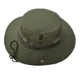 thumbnail image 3 of HNMKIU Foldable Sun Hat with Wide Brim and Breathable Mesh for Outdoor Fishing Hiking Travel Summer Activities Army Green,One Size, 3 of 3