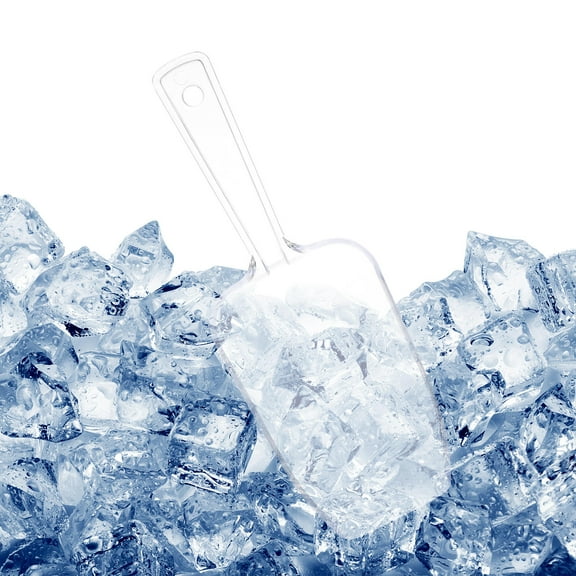 BESTOYARD 5Pcs Clear Plastic Scoop Traditional Design Measuring Cup for Weddings Restaurants