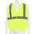 thumbnail image 1 of MCR Safety MCR-V2CL2MLL Class 2 Mesh Safety Vest, Lime - Large, 1 of 2