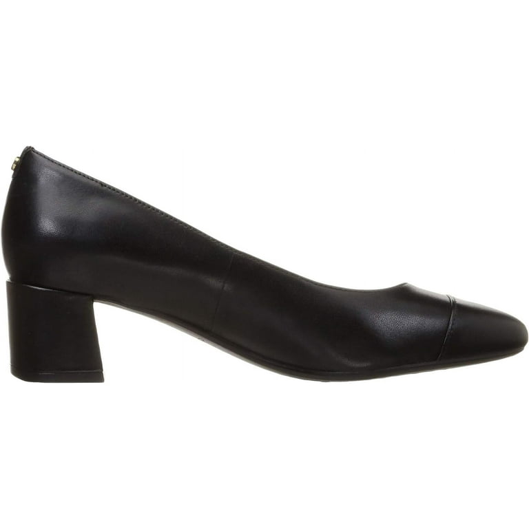 Cole Haan Women's The Go-to Block Heel Pump (45mm) 8 Black Leather