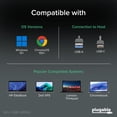 thumbnail image 6 of Plugable 4K HDMI Dual Monitor Adapter for USB 3.0 and USB-C, Compatible with Windows and Mac, 6 of 8