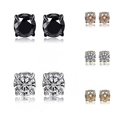 thumbnail image 4 of 4 pares de pendientes magnéticos fuertes de cristal, pendientes de Clip de fácil uso para mujeres y hombres, pendientes redondos Punk con imán de circón, joyería sin perforación, 4 of 5