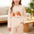 thumbnail image 2 of Jamsmile Toddler Girls Tshirts Autumn Casual Long Sleeve Crewneck Pullover Sweatshirt Soft Comfortable Lounge Tops, 2 of 4