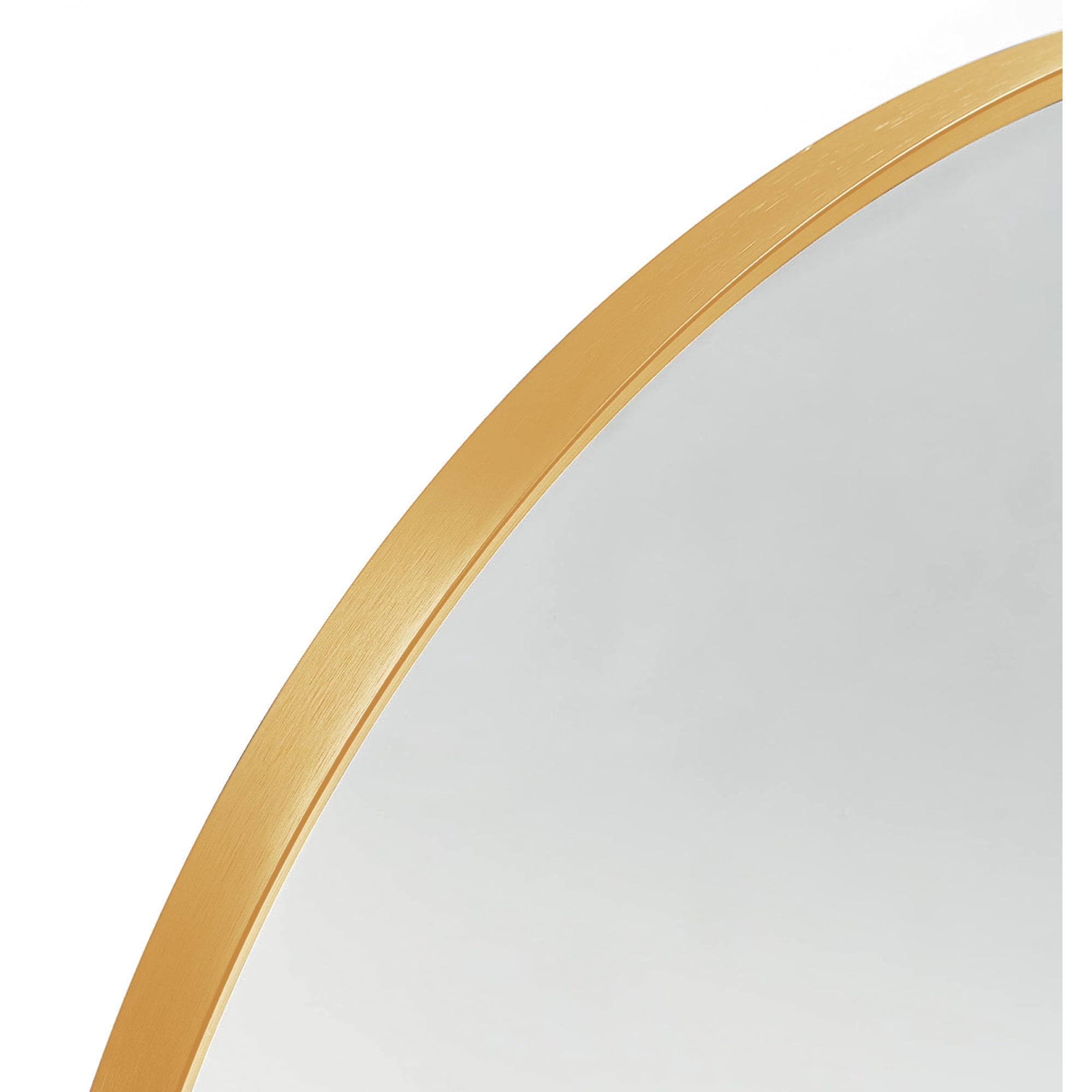 24"x 36" Bathroom Mirror, Arched Vanity Mirrors,Gold