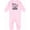AD-Pink, variant on My Best Friend is My Cousin with Hearts Baby Romper Coveralls