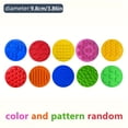 thumbnail image 1 of LEEYNEER Assorted Color & Pattern Round Sensory Mats - Textured Stepping Discs for Youngsters  Tactile Stimulation & Cognitive Development  Non-Slip Play Mat for Home & Classroom  Classro, 1 of 6