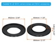 thumbnail image 2 of Uxcell 34mm-52mm Metal Step Up Ring, Camera Lens Filter Adapter Ring for Camera Lenses Hood, Black, 2 of 5