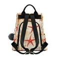thumbnail image 2 of FORMRS Women's Travel Backpack Purse Anti-Theft Hidden Pockets Casual Shoulder Bag, Orange Starfish, 2 of 7