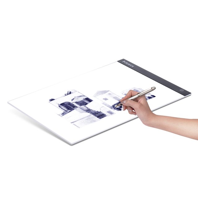 Aibecy Portable A3 LED Light Box Drawing Tracing Tracer Copy Board Table Pad Panel Copyboard with Memory Function Stepless Brightness Control for Artist Animation Tattoo Sketching Architecture Calligr
