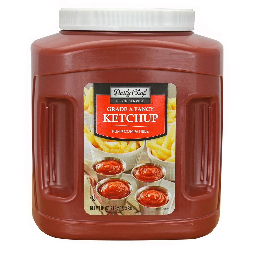 Daily Chef Ketchup Jug, 114 Oz