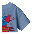 thumbnail image 4 of Playera Casual Stitch para Bebes Manga Corta Azul Talla 3X, 4 of 5