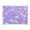 Lavender Glitter Stars Pattern, variant on Acrylic Tray Clear Serving Tray Rectangle Decorative Tray with Cut Handle Ice Cream Pattern