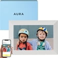 thumbnail image 1 of Marco de fotos digital Aura Carver HD 10,1" WiFi Sea Salt, 1 of 7