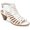 White Smooth, variant on Womens Haileyy Strappy  Block Heel