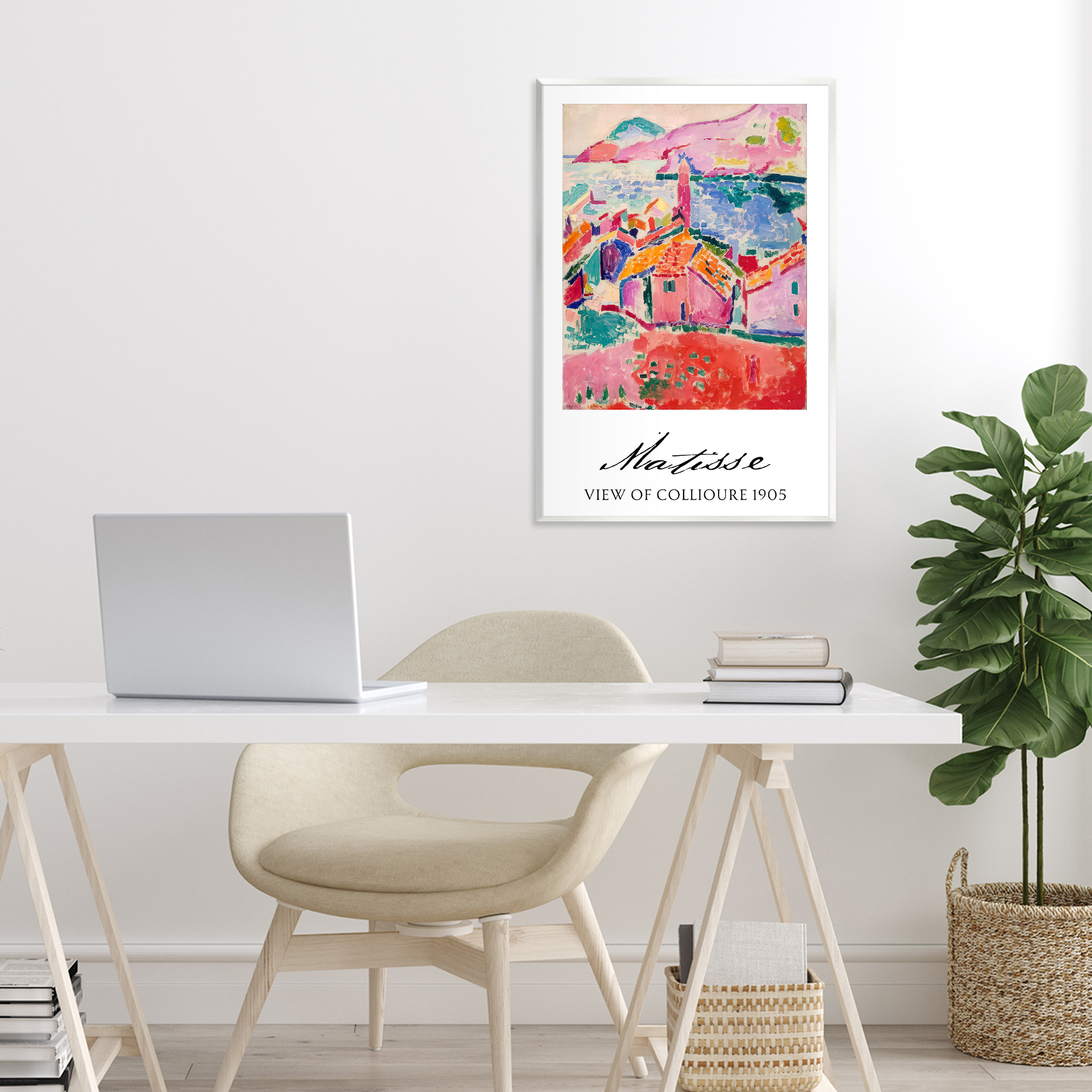 View Of Collioure Wall Plaque Art, design by Vintage Hustle