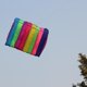 thumbnail image 4 of Cometa arcoíris grande con línea de vuelo de 3 m, cometas de parapente coloridas para niños y niñas. D, 4 of 8