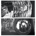 thumbnail image 4 of M-AUTO Headlights Assembly Set for 04-15 Nissan Titan / 2004 2005 2006 2007 Armada Truck, Black Housing Clear Lens Clear Corner, 4 of 8