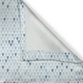 thumbnail image 5 of Ambesonne Blue Grommet Curtain, Raindrops White Navy, 50" x 96", Pale Blue, 5 of 6